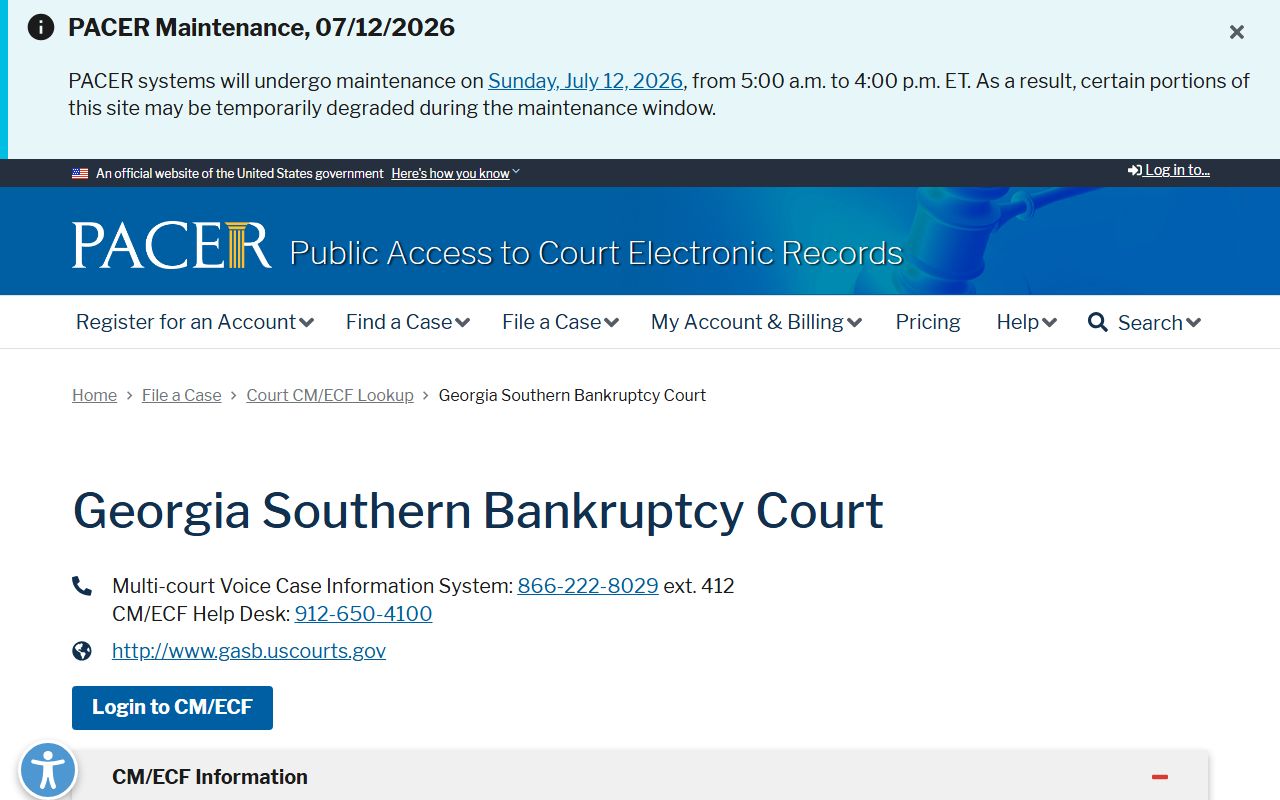 Jefferson County criminal court records Southern District bankruptcy CM ECF lookup