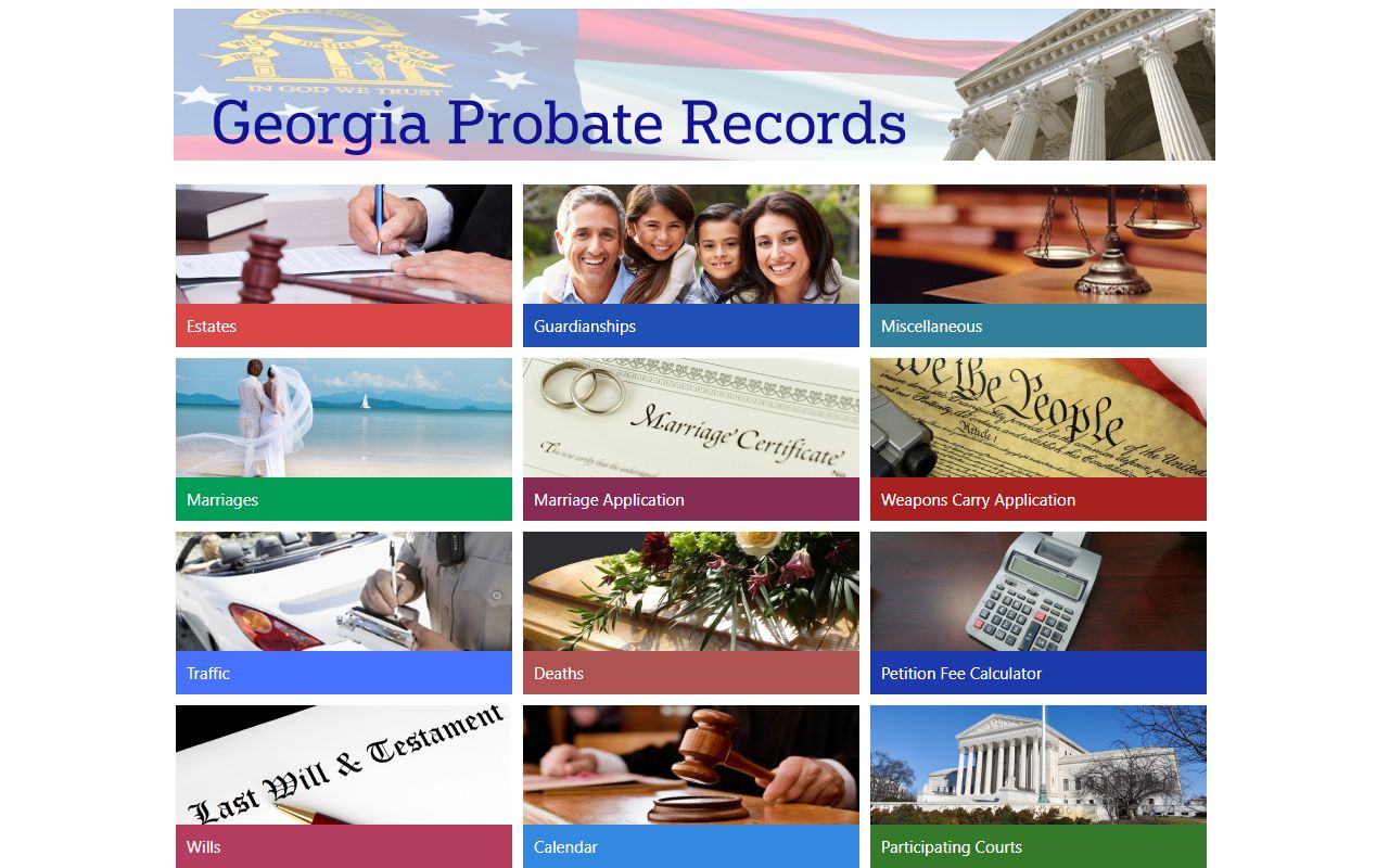 Jefferson County marriage records Georgia Probate Records portal