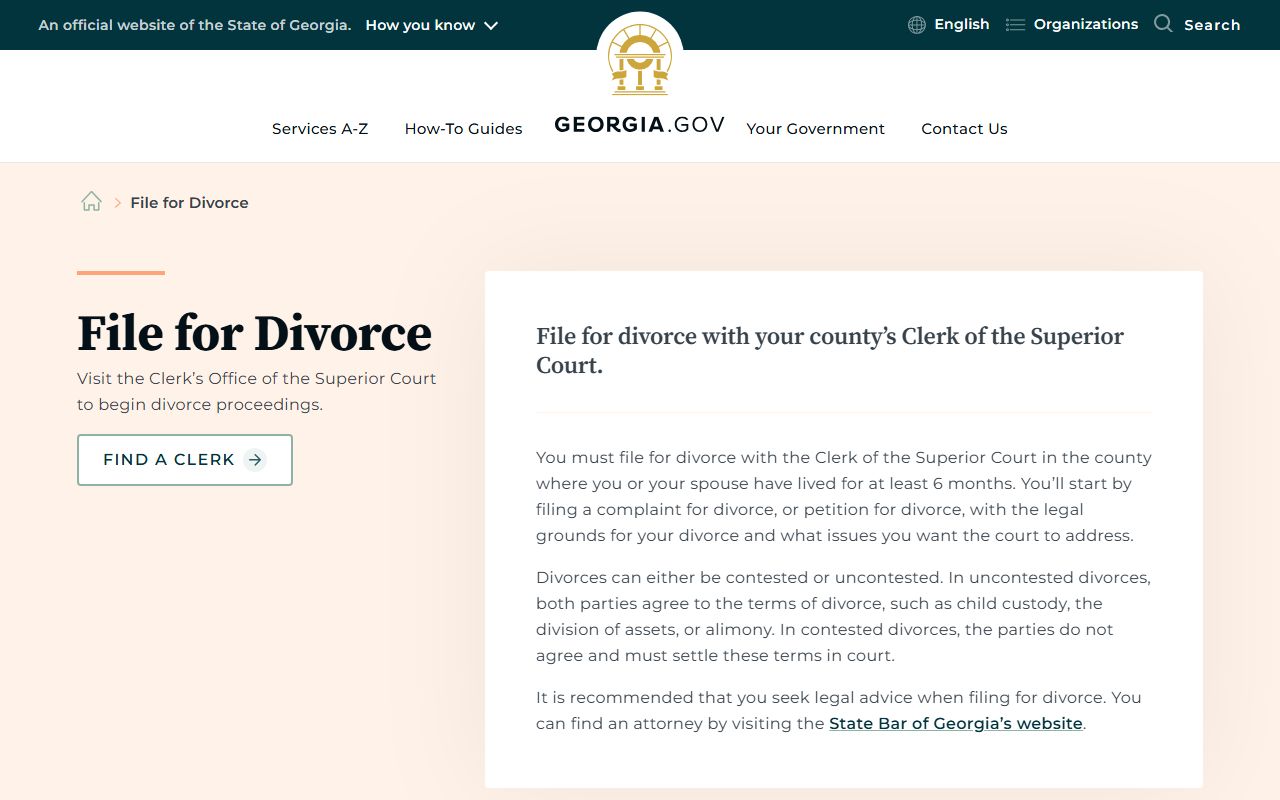 Jefferson County divorce records Georgia divorce filing guide