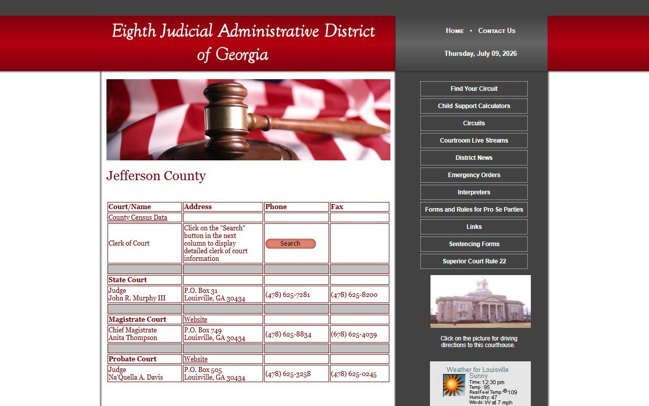 Jefferson County probate records Eighth Judicial Administrative District listing
