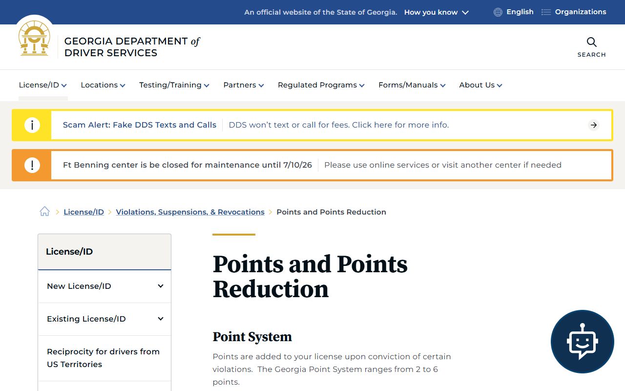 Jefferson County traffic court records DDS points page